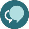 Speech bubbles icon