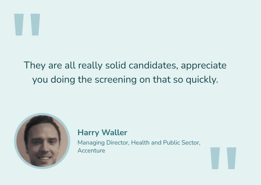 Harry Waller, Managing Director, Health and Public Sector, Accenture