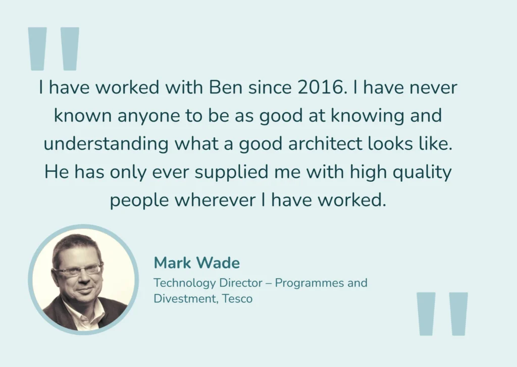 Mark Wade, Technology Director, Programmes and Divestment, Tesco
